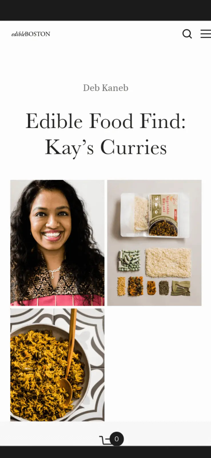Edible Boston Kays Curries - Kay's Curries