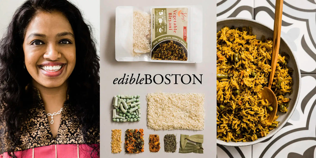 Featured in Edible Boston