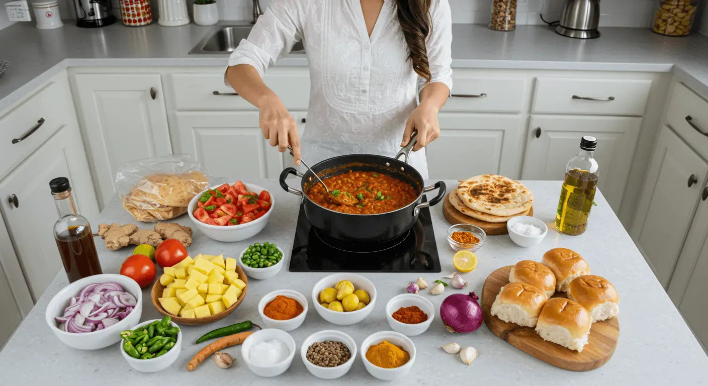 What-is-Pav-Bhaji-Discover-the-Iconic-Indian-Street-Food Kay's Curries