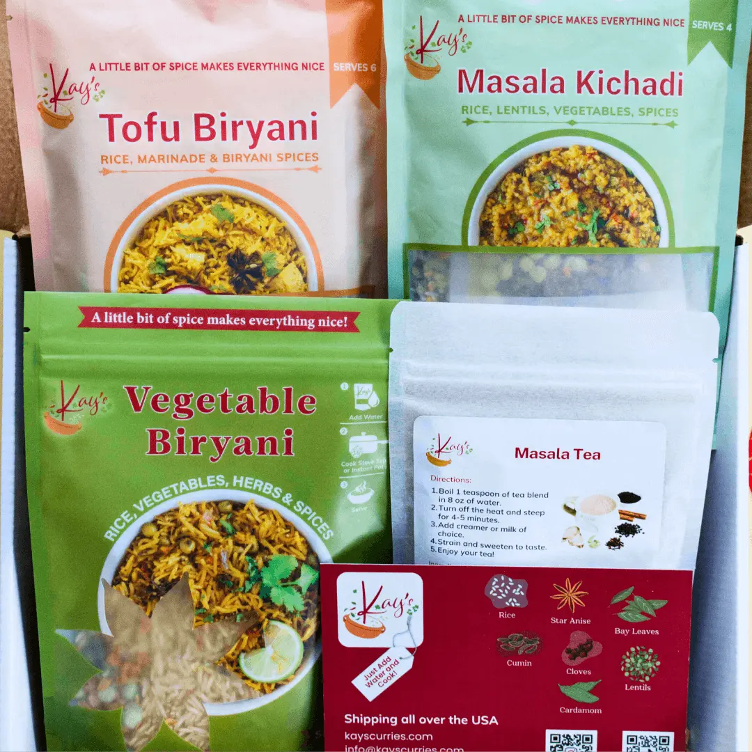 Kays Curries Indian Comfort Feast Box with Tofu
