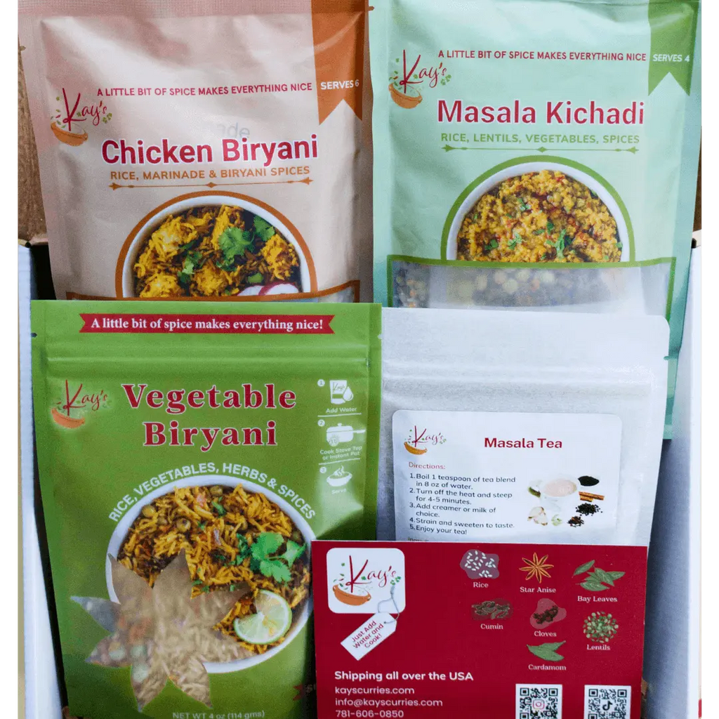 Kays Curries Indian Comfort Feast Box with Chicken