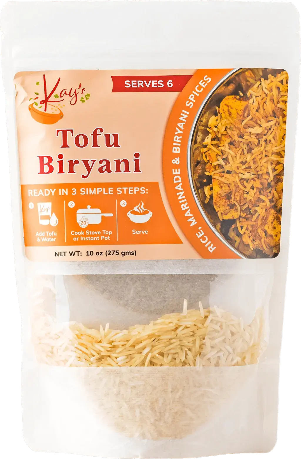 Tofu Biryani in 20 min - Kay's Curries