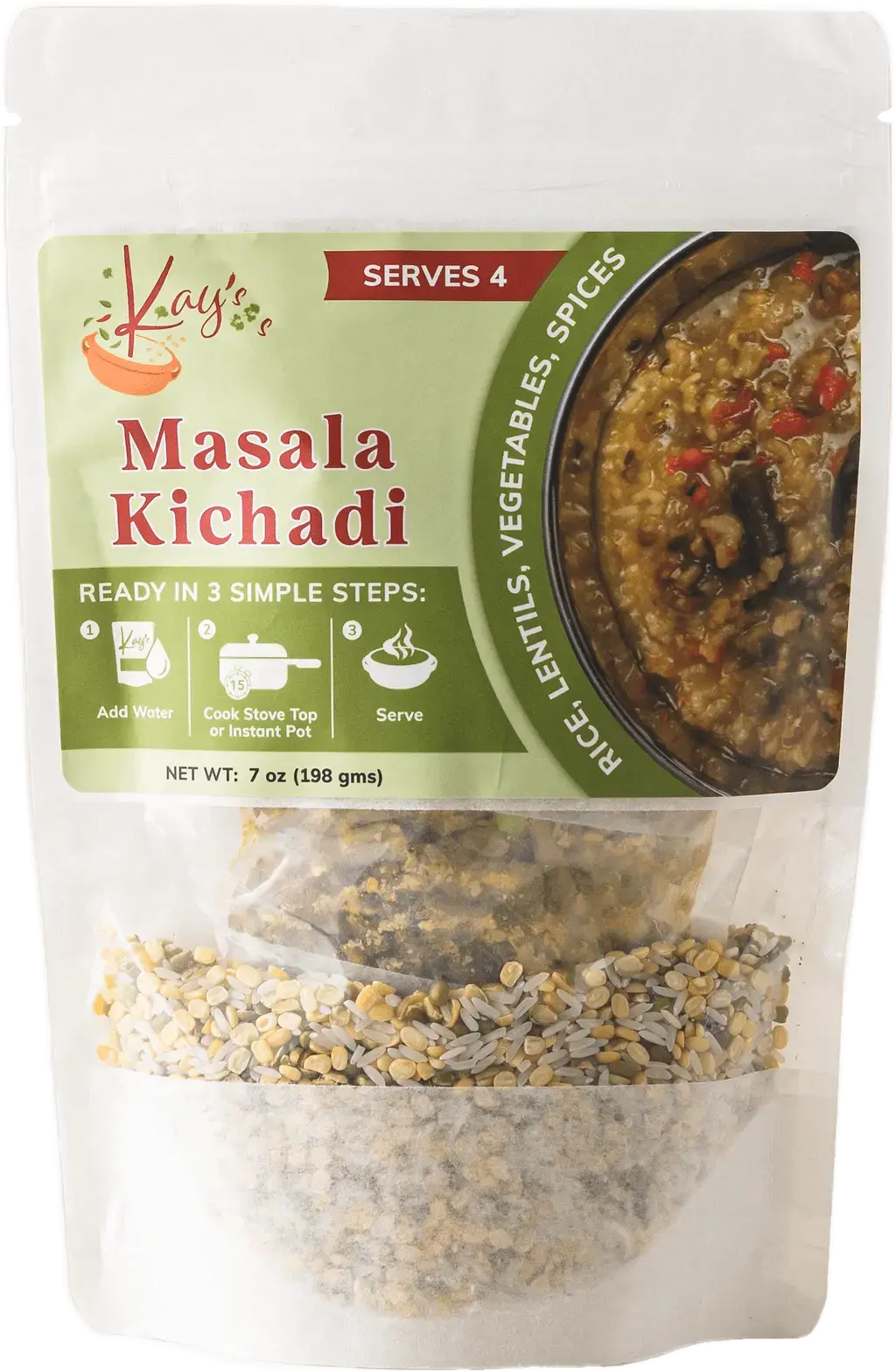 Masala Kichadi, nutritious one pot meal - Kay's Curries
