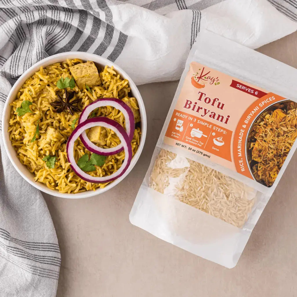 Tofu Biryani in 20 min Grocery Kay's Curries